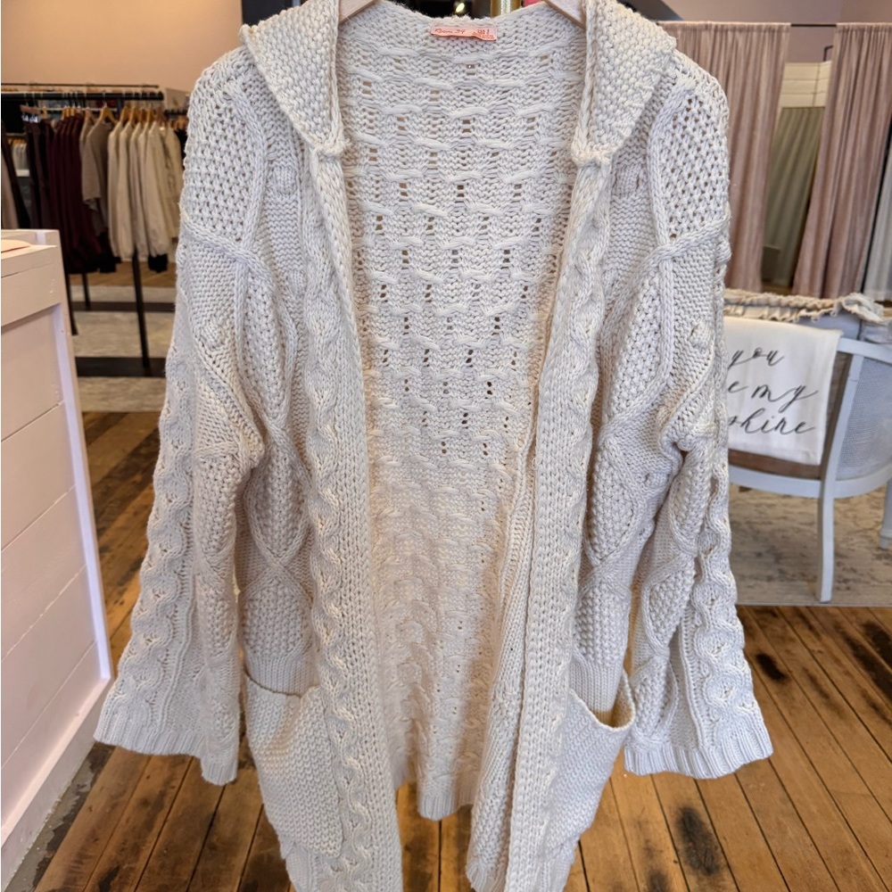 Cozy Cream Knit Sweater